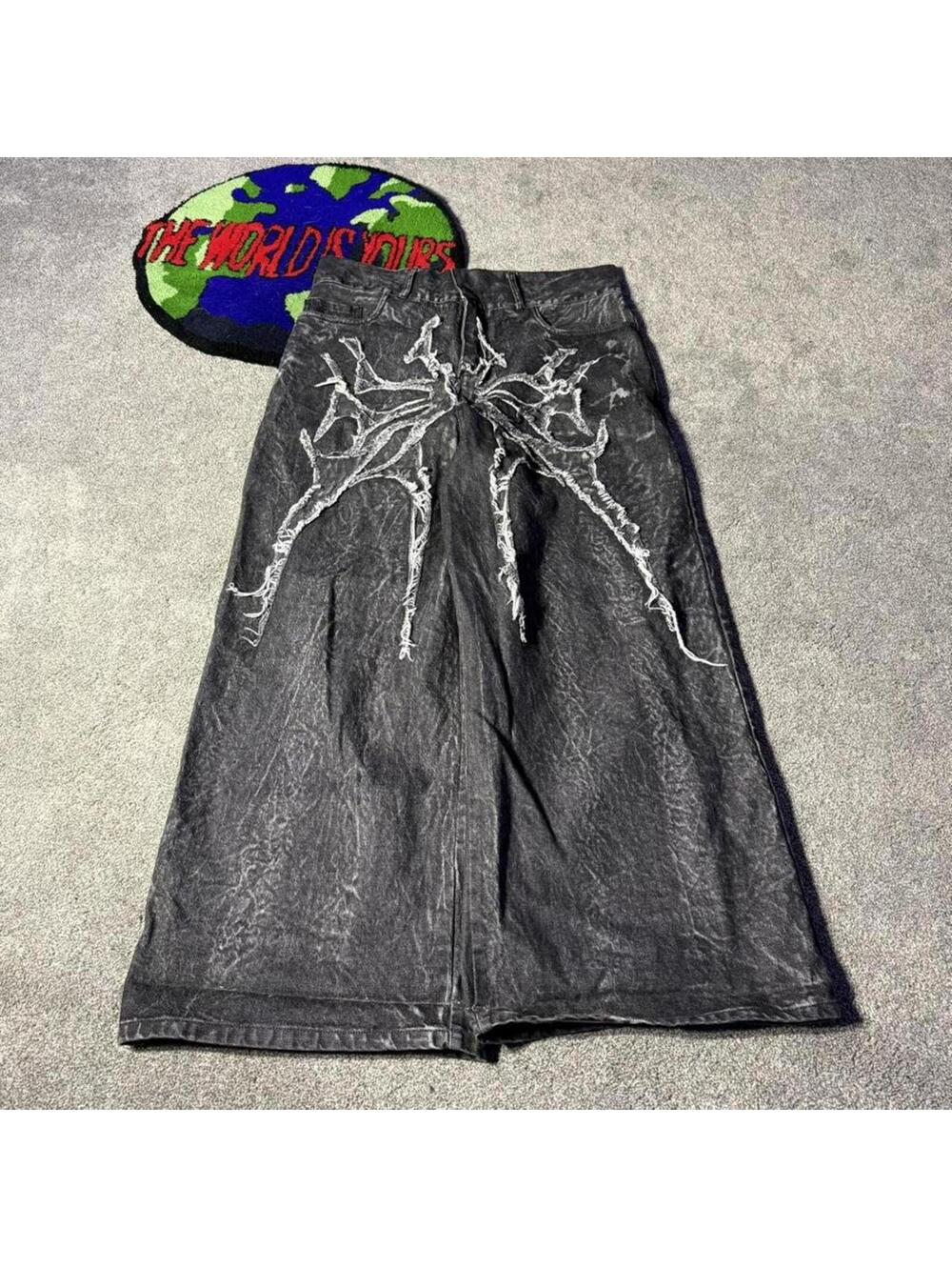 y2k baggy grunge denim jeans